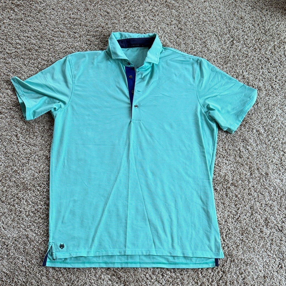 Greyson Turquoise Polo Shirt